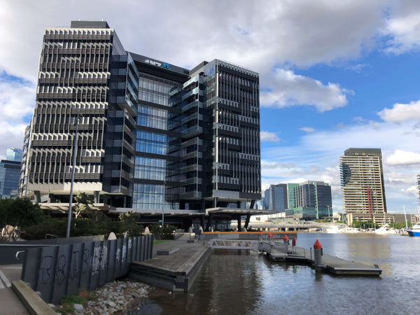 Anti Slip Flooring Melbourne: Stellmann Non-Slip at ANZ headquarters in a bustling commercial hub.