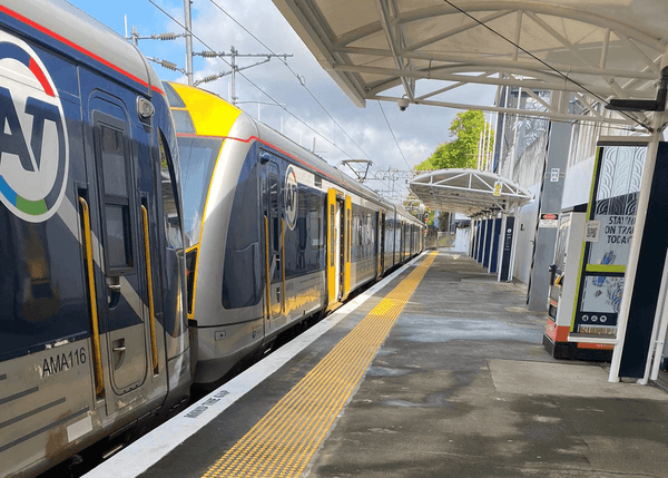 Non-Slip Tactiles: Securing Auckland’s Train Stations with Superior Safety, non-slip floor coating on platform.