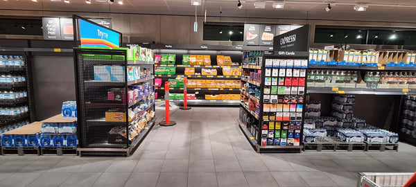 Anti Slip Coating for Retail Floors: Case Study For Aldi Wyong - non-slip floor coating applied in grocery aisle