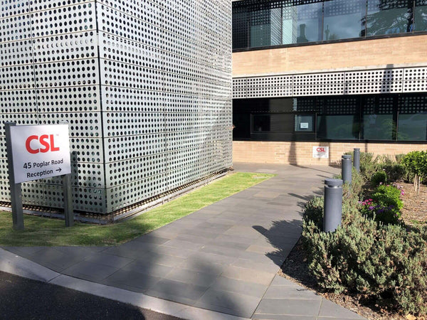 CSL selects Stellmann Non-Slip for non-slip floor coating at entrance to prevent slips and falls in Parkville.