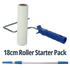 PEKA 18cm Starter Roller Kit – Ergonomic applicator kit for bathrooms and tiled areas.