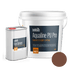 Signal Brown PU Floor Coating 12kg – RAL 8002 slip-resistant finish for natural-toned concrete flooring.