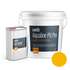 Aqualine PU Pro 12kg Yellow Coating – RAL 1023 slip-resistant paint for stair nosings and warehouse lines.