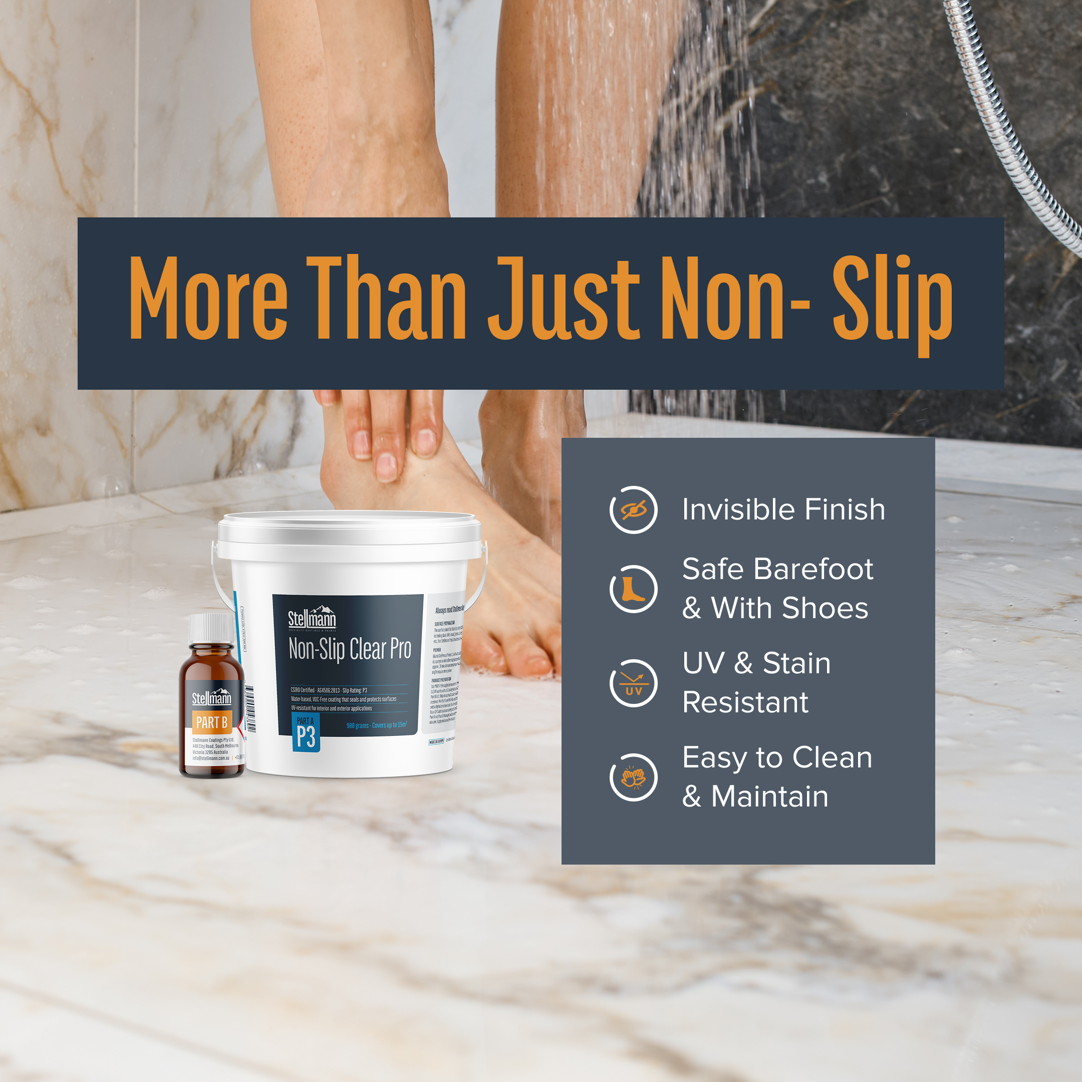 Non-Slip Clear PRO - P3 - 15m2