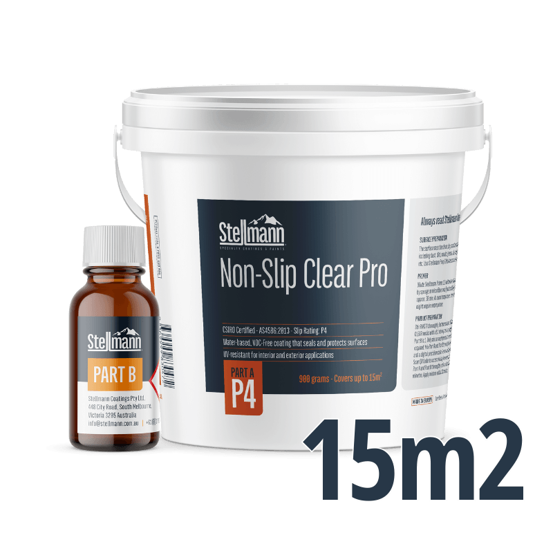 Non-Slip Clear PRO: P4 15 m²